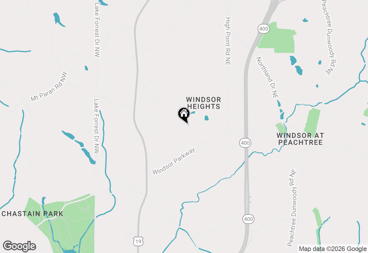 Map of 4795 Cherrywood Lane, Atlanta, GA 30342