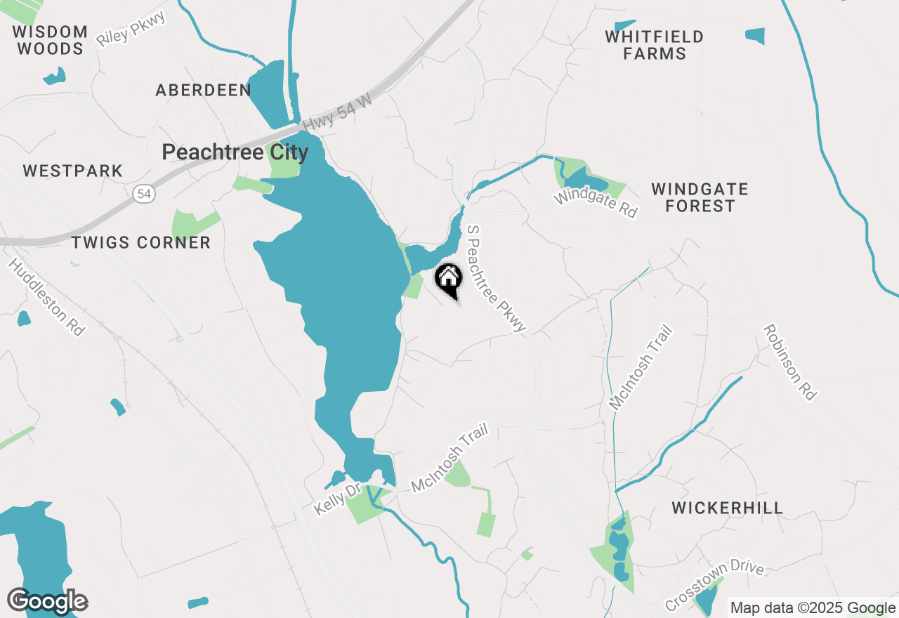 Map of 107 Presidio Park, Peachtree City, GA 30269
