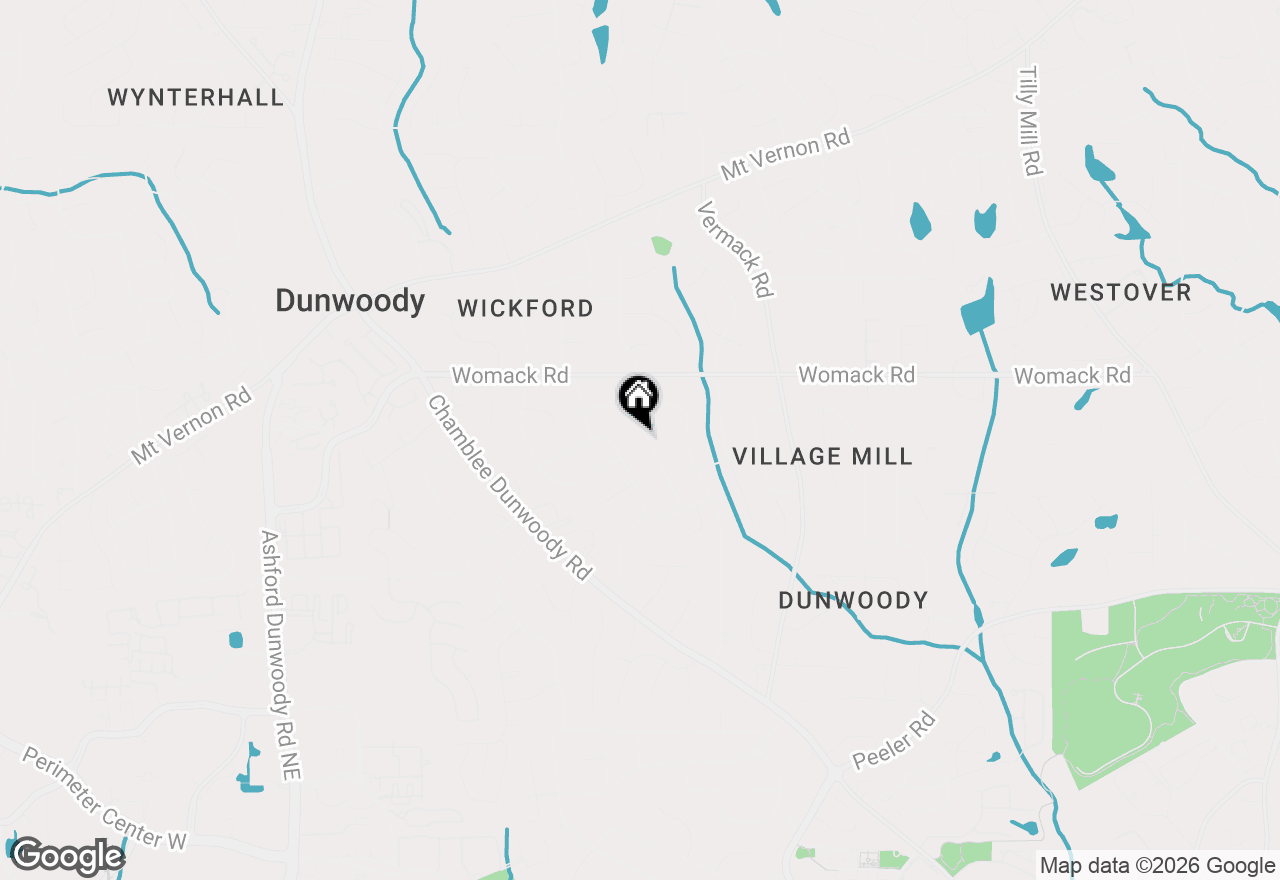 Map of 4908 Mill Brook Drive, Atlanta, GA 30338