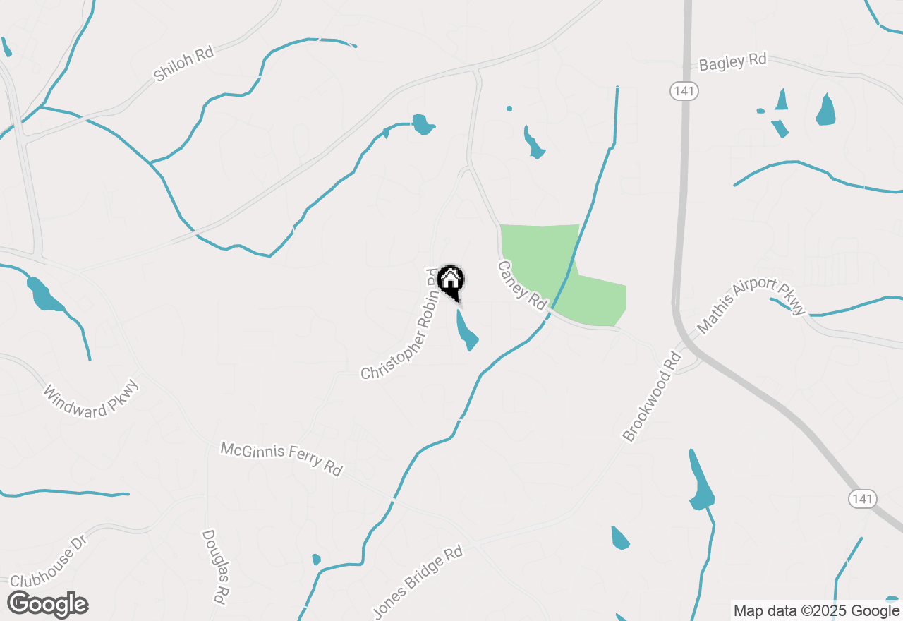 Map of 1810 Valley Brook Drive, Alpharetta, GA 30005