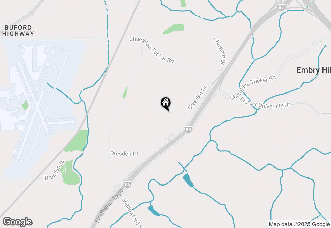 Map of 2972 Appling Circle, Atlanta, GA 30341