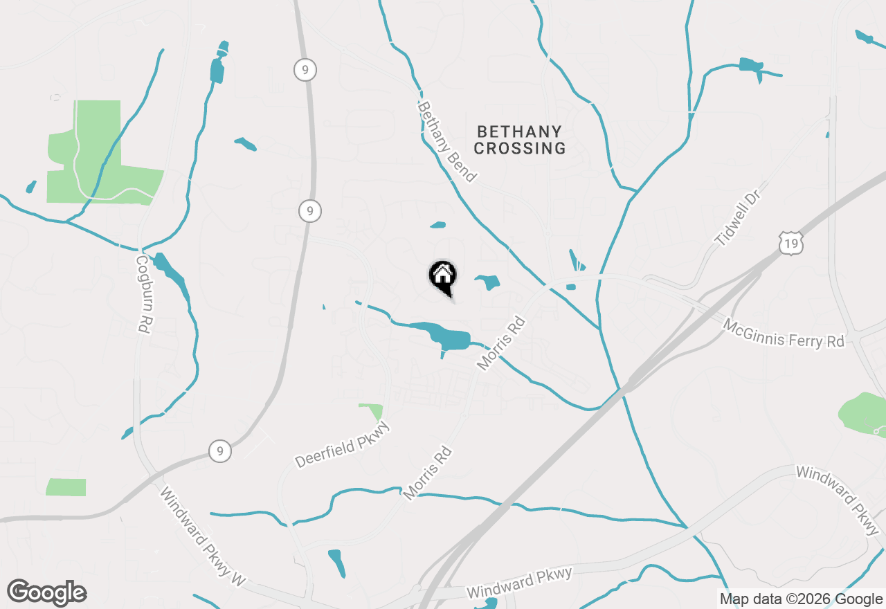 Map of 3572 Avensong Village Circle, Alpharetta, GA 30004