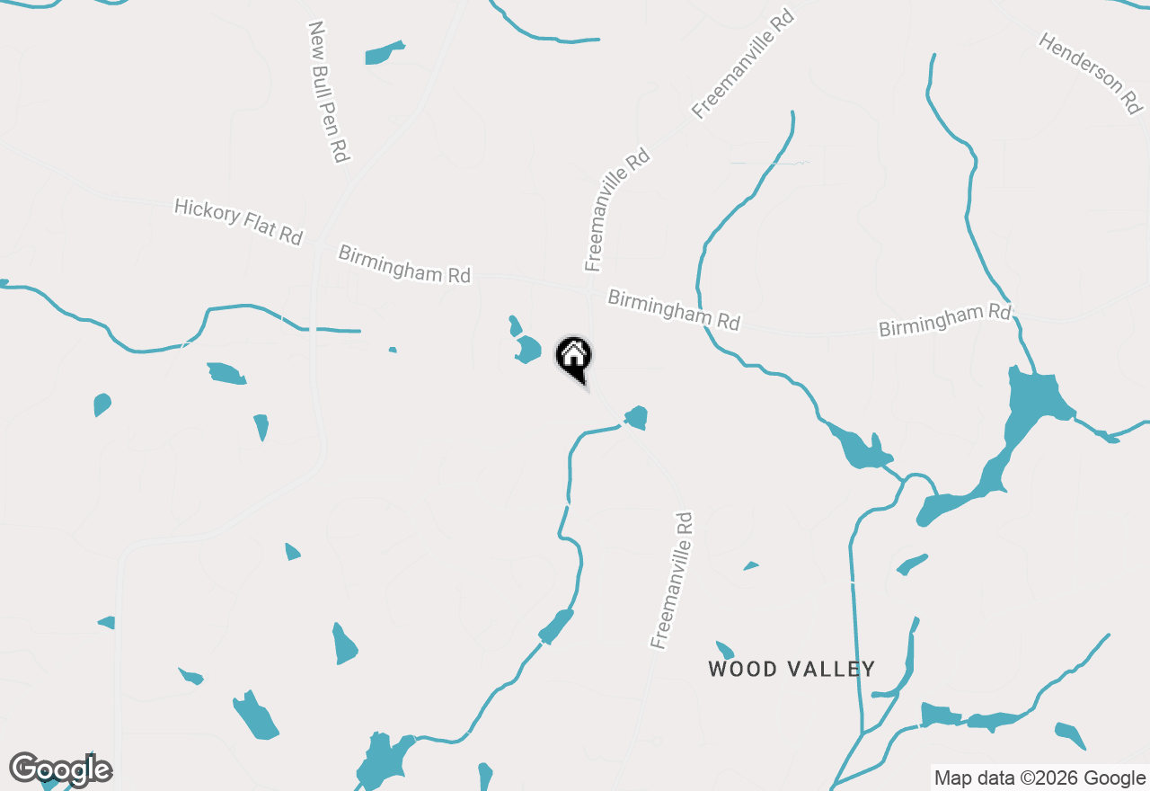 Map of 15560 Freemanville Road, Milton, GA 30004