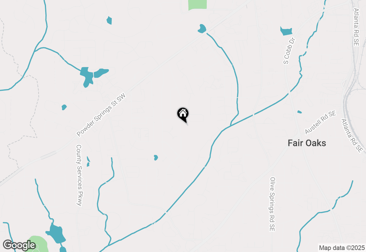 Map of 1337 Arden Drive Sw, Marietta, GA 30008
