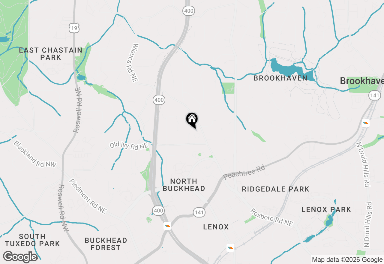 Map of 3805 Ivy Lane Ne, Atlanta, GA 30342