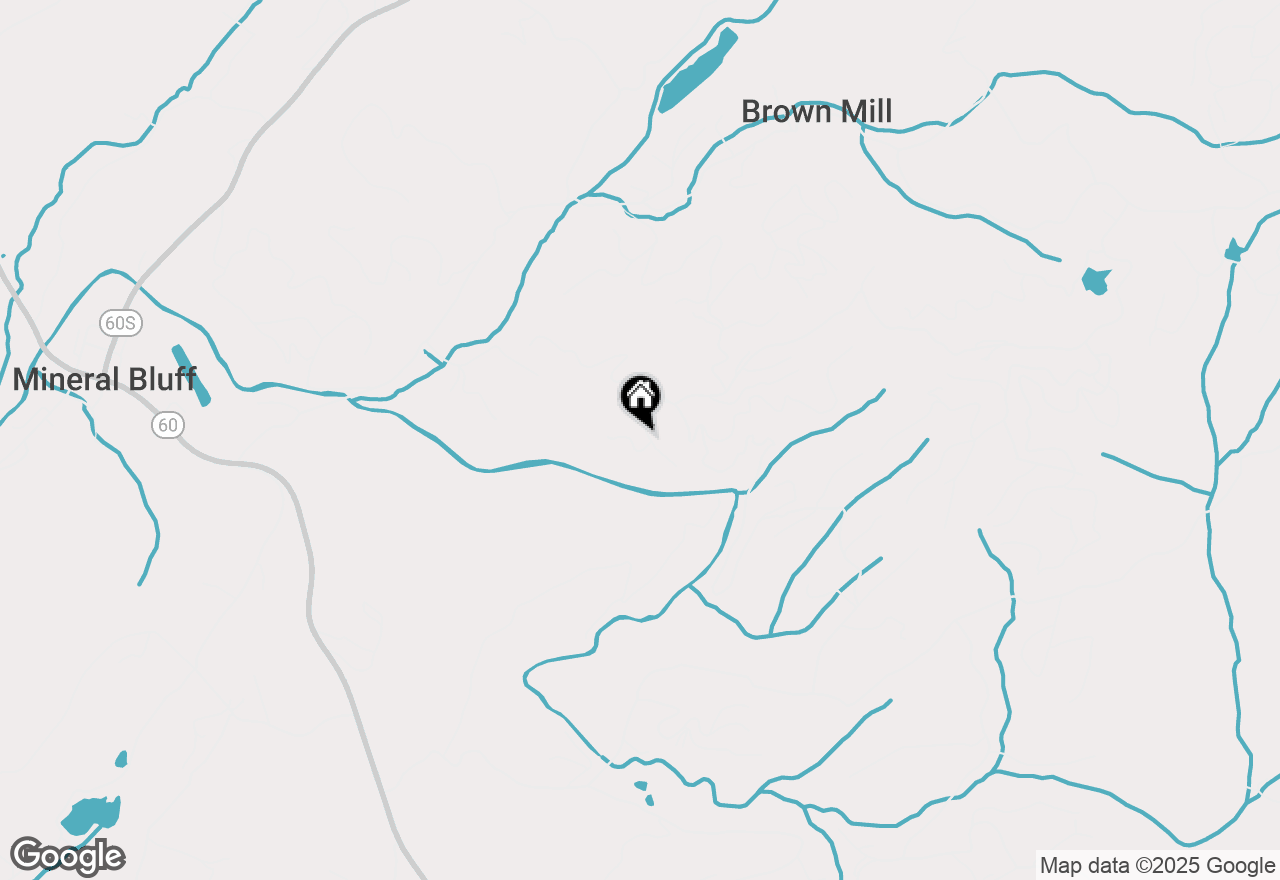 Map of 88 The Bluff, Morganton, GA 30560