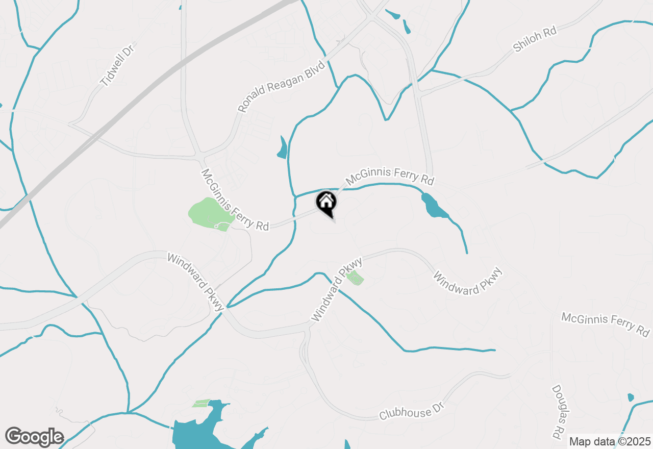 Map of 1550 Wynridge Pointe, Alpharetta, GA 30005