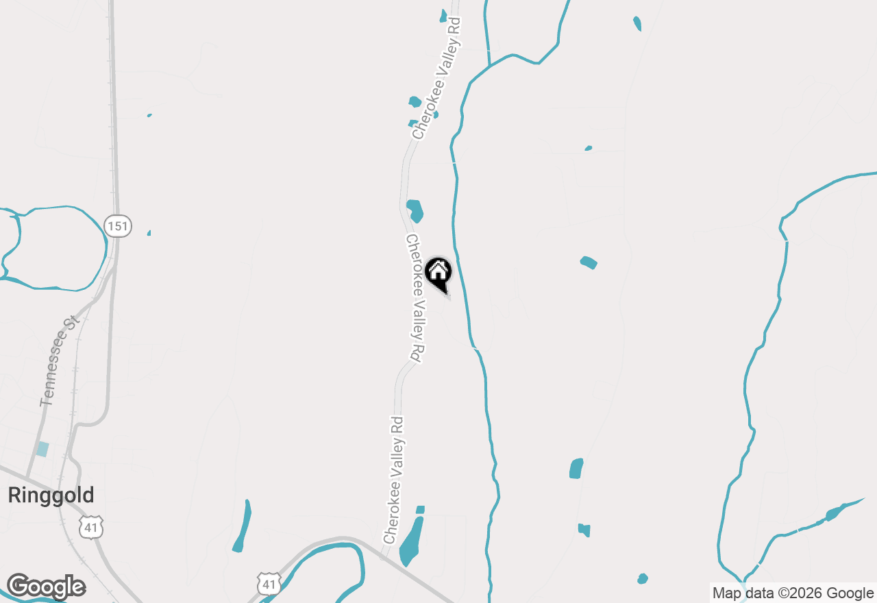 Map of 45 Sequoyah Trail, Ringgold, GA 30736