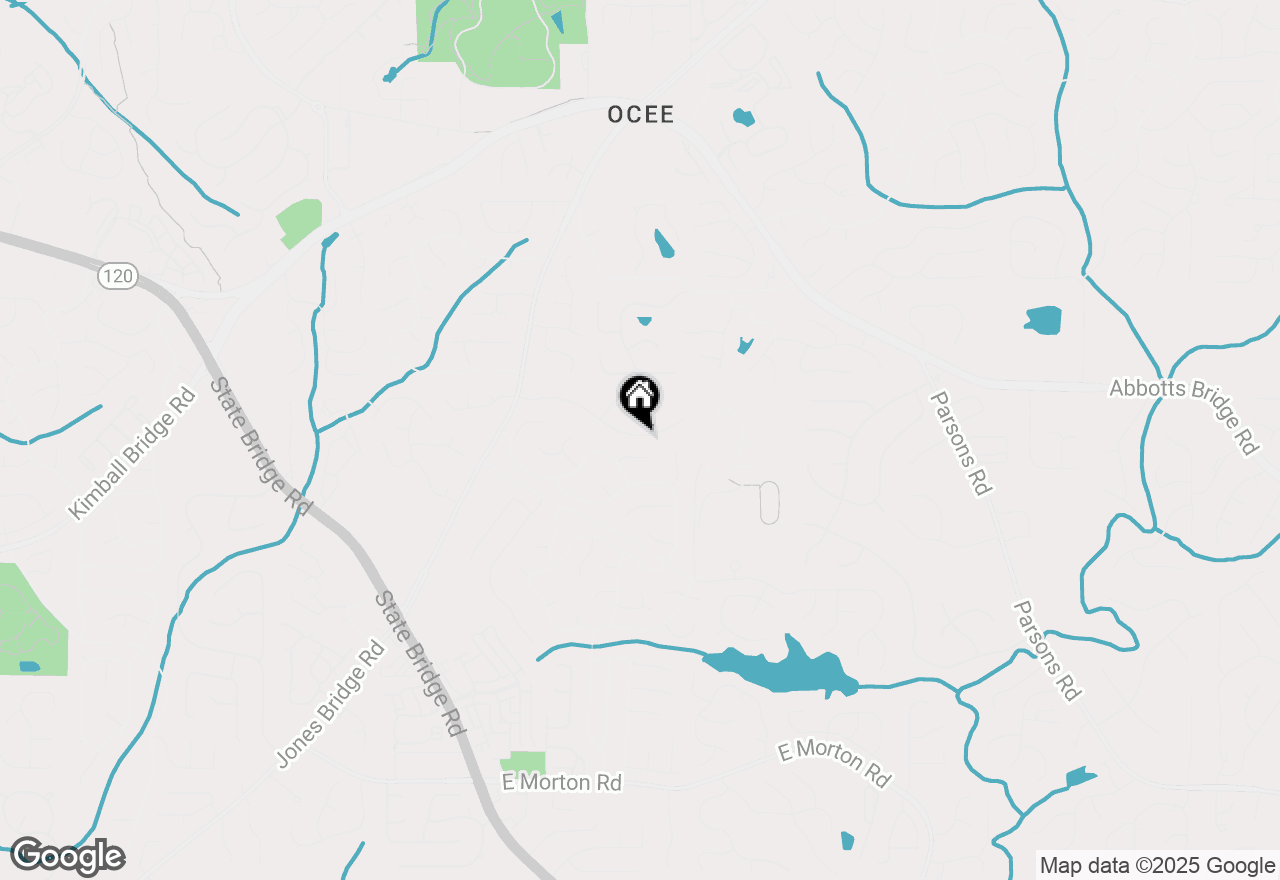 Map of 5105 N Bridges Drive, Alpharetta, GA 30022