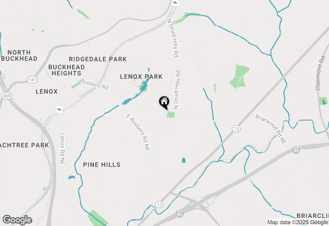 Map of 1185 Lynmoor Drive, Brookhaven, GA 30319