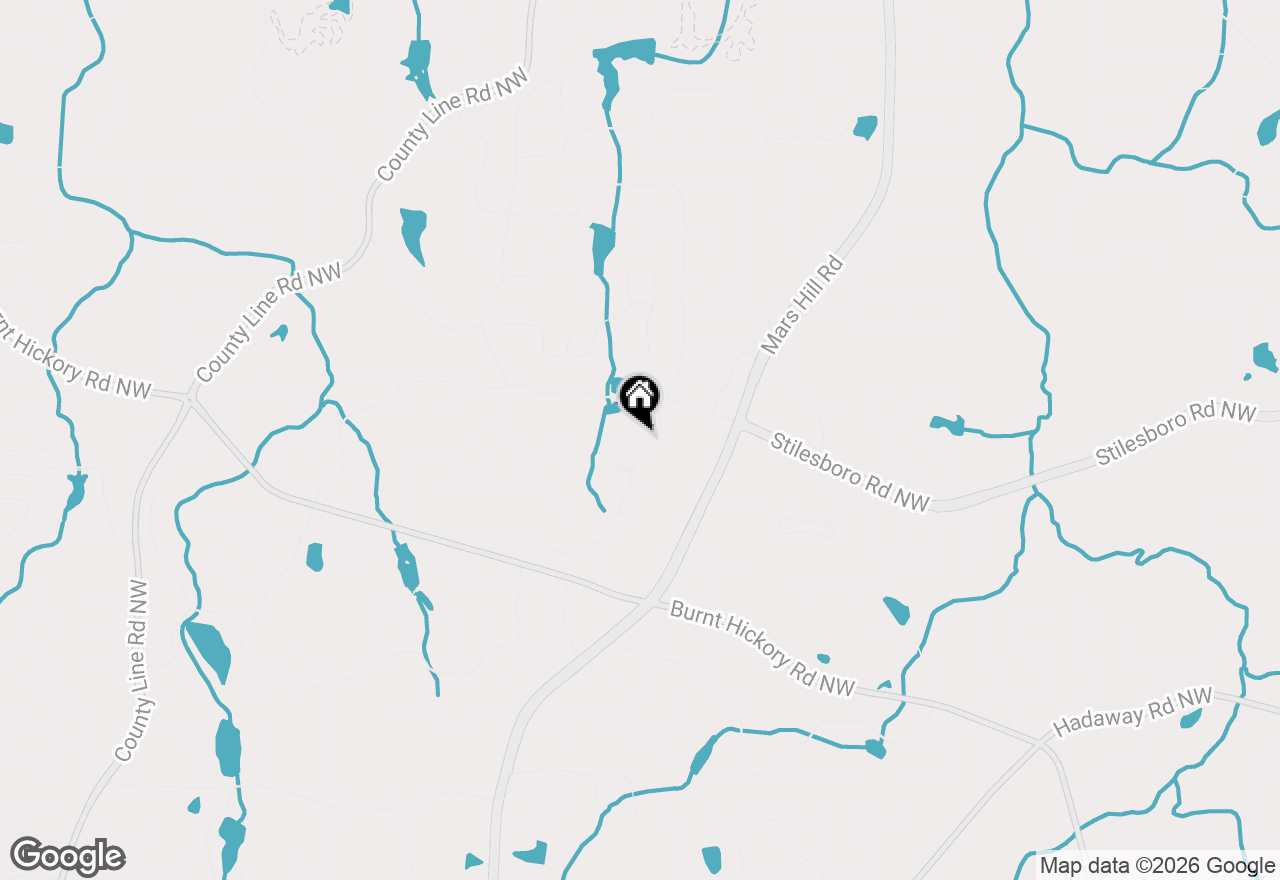 Map of 1725 Tipton Court Nw, Acworth, GA 30101