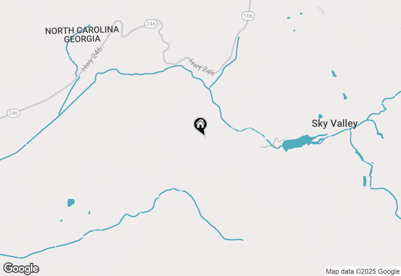 Map of 0 Evergreen Lane, Dillard, GA 30537