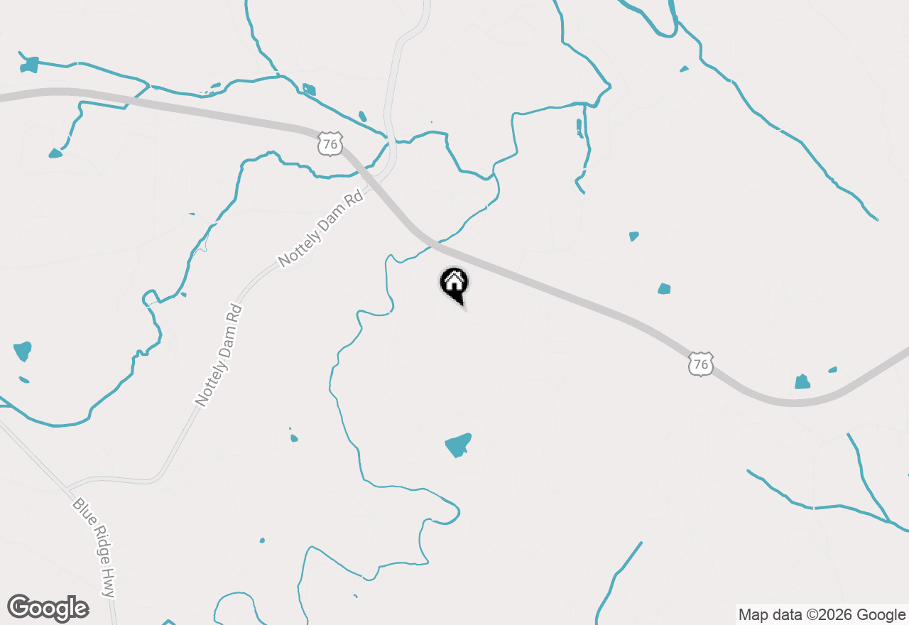 Map of 232 Cook Lane, Blairsville, GA 30512