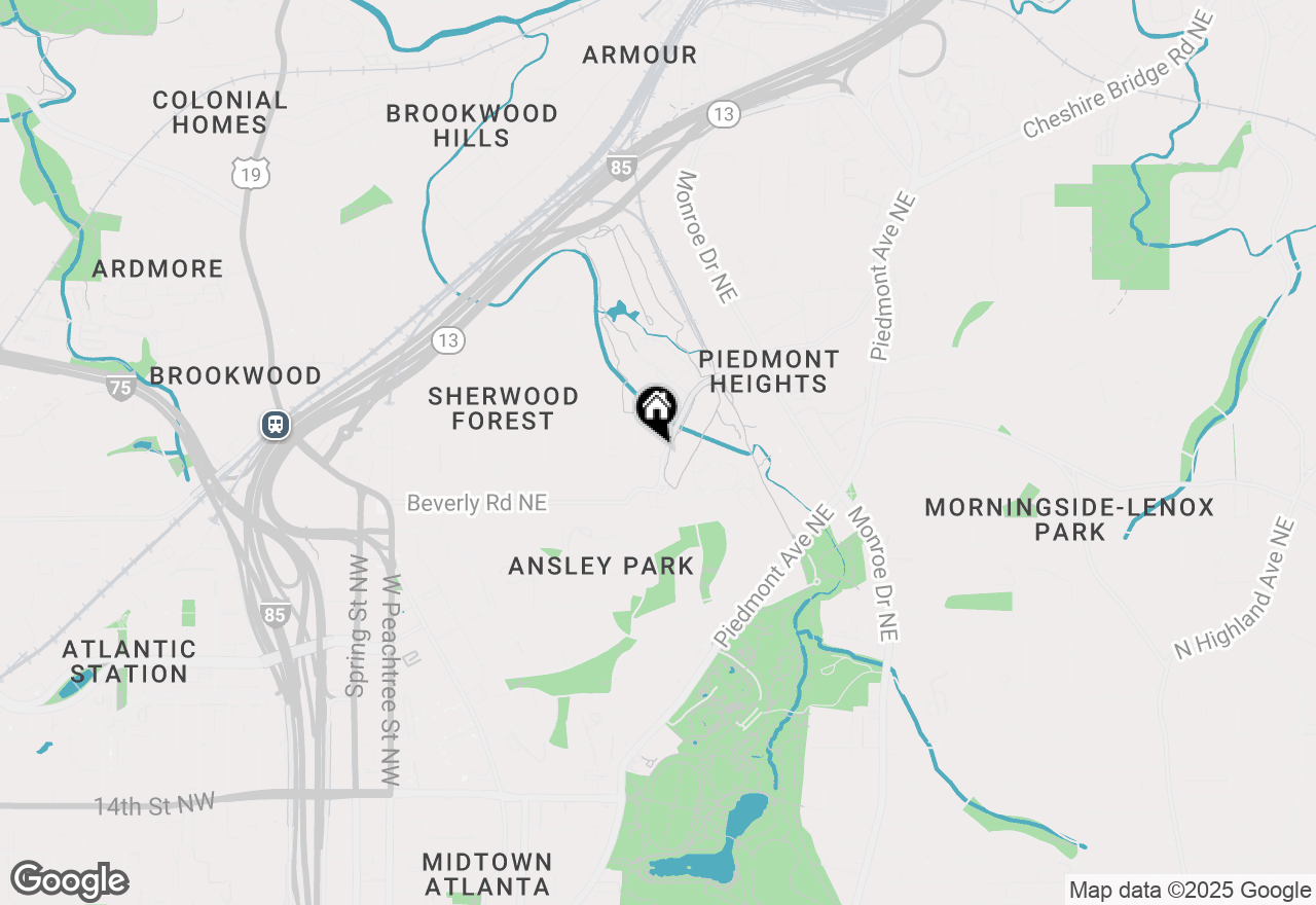 Map of 90 Polo Drive Ne, Atlanta, GA 30309