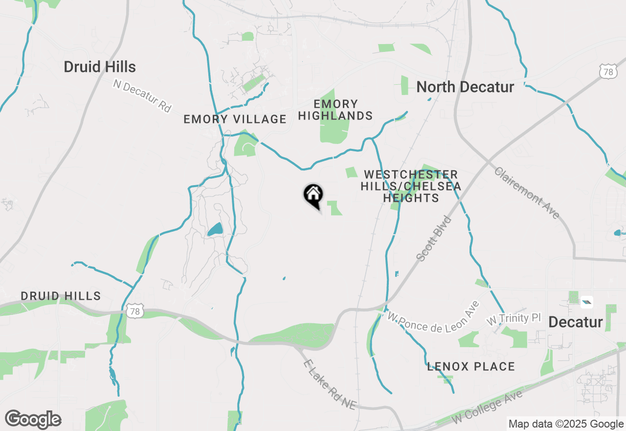 Map of 1714 Coventry Road, Decatur, GA 30030