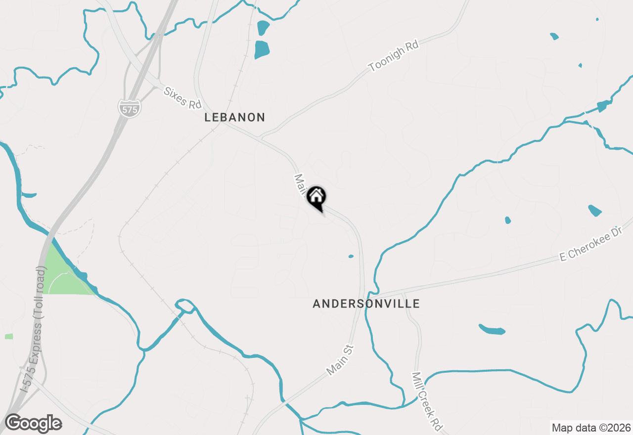 Map of 313 Serenity Way, Woodstock, GA 30188