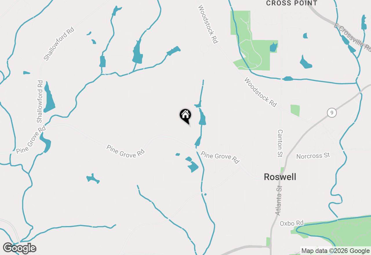 Map of 5055 Old Oak Trace, Roswell, GA 30075