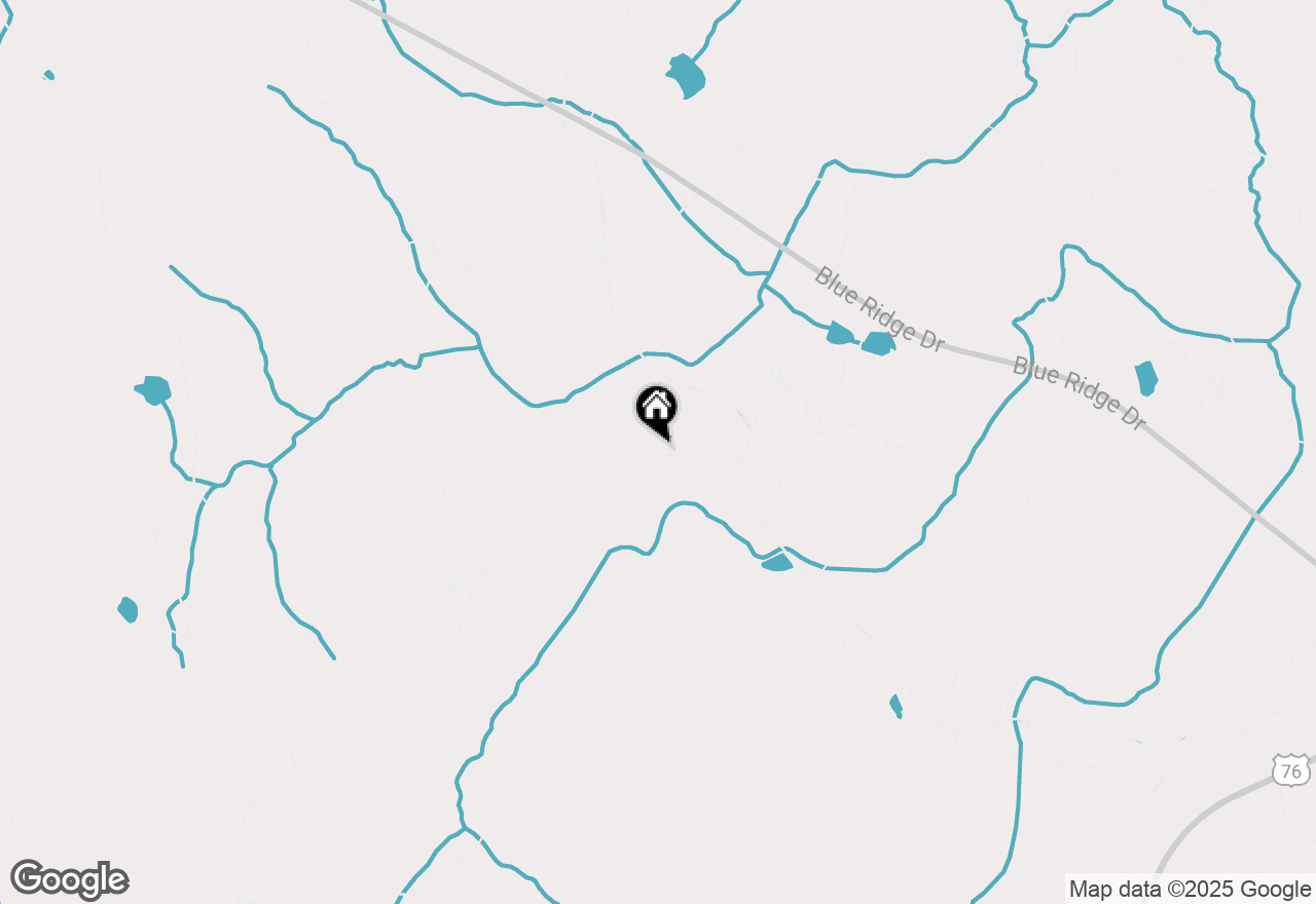Map of 222 Sugar Creek Road, Blue Ridge, GA 30513