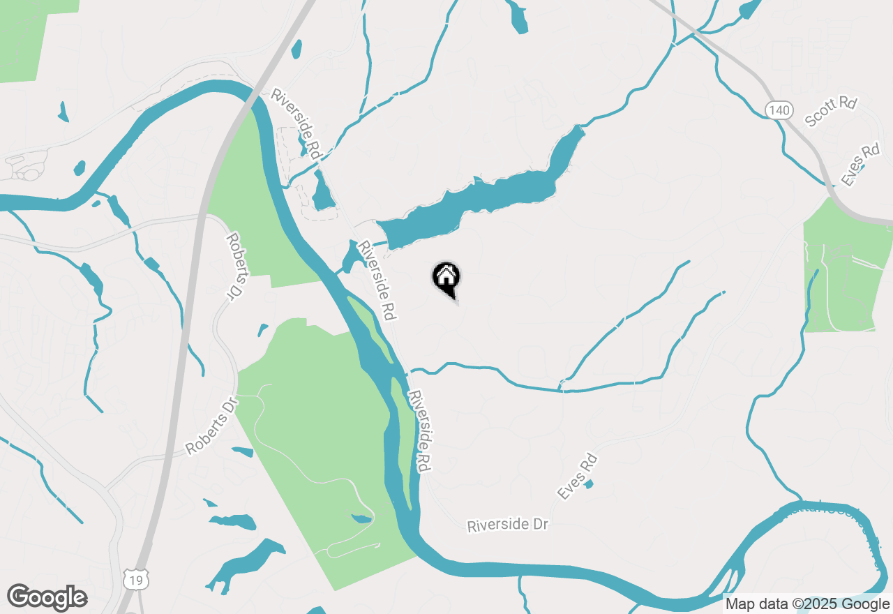 Map of 8960 Martin Road, Roswell, GA 30076