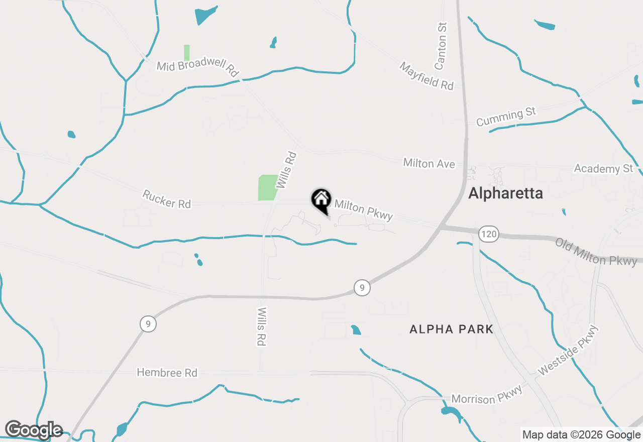 Map of 2058 Cortland Road, Milton, GA 30009