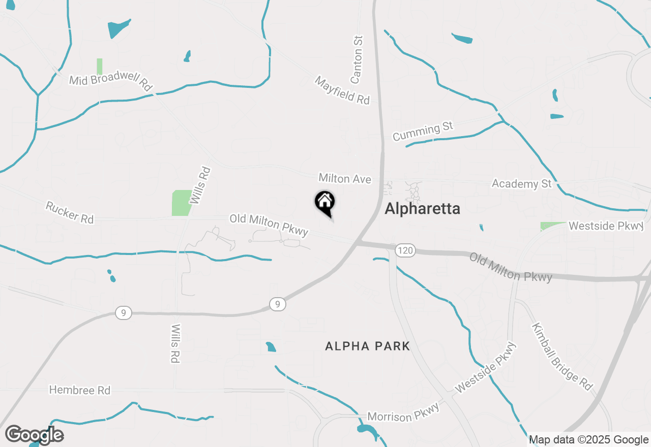 Map of 152 Marietta Street, Alpharetta, GA 30009