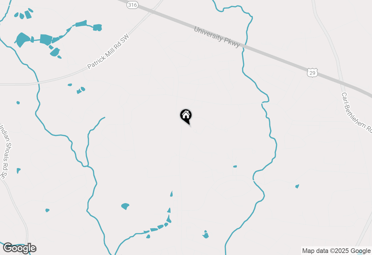 Map of 834 Tom Miller Road, Bethlehem, GA 30620