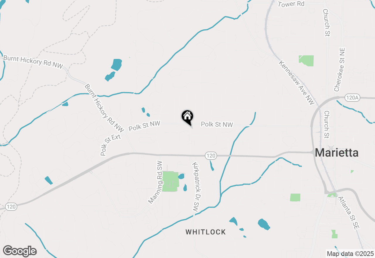 Map of 600 Applewood Lane Nw, Marietta, GA 30064