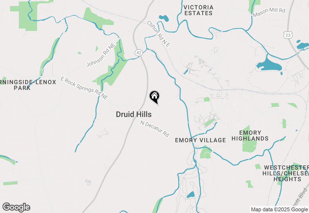 Map of 1355 Harvard Road Ne, Atlanta, GA 30306