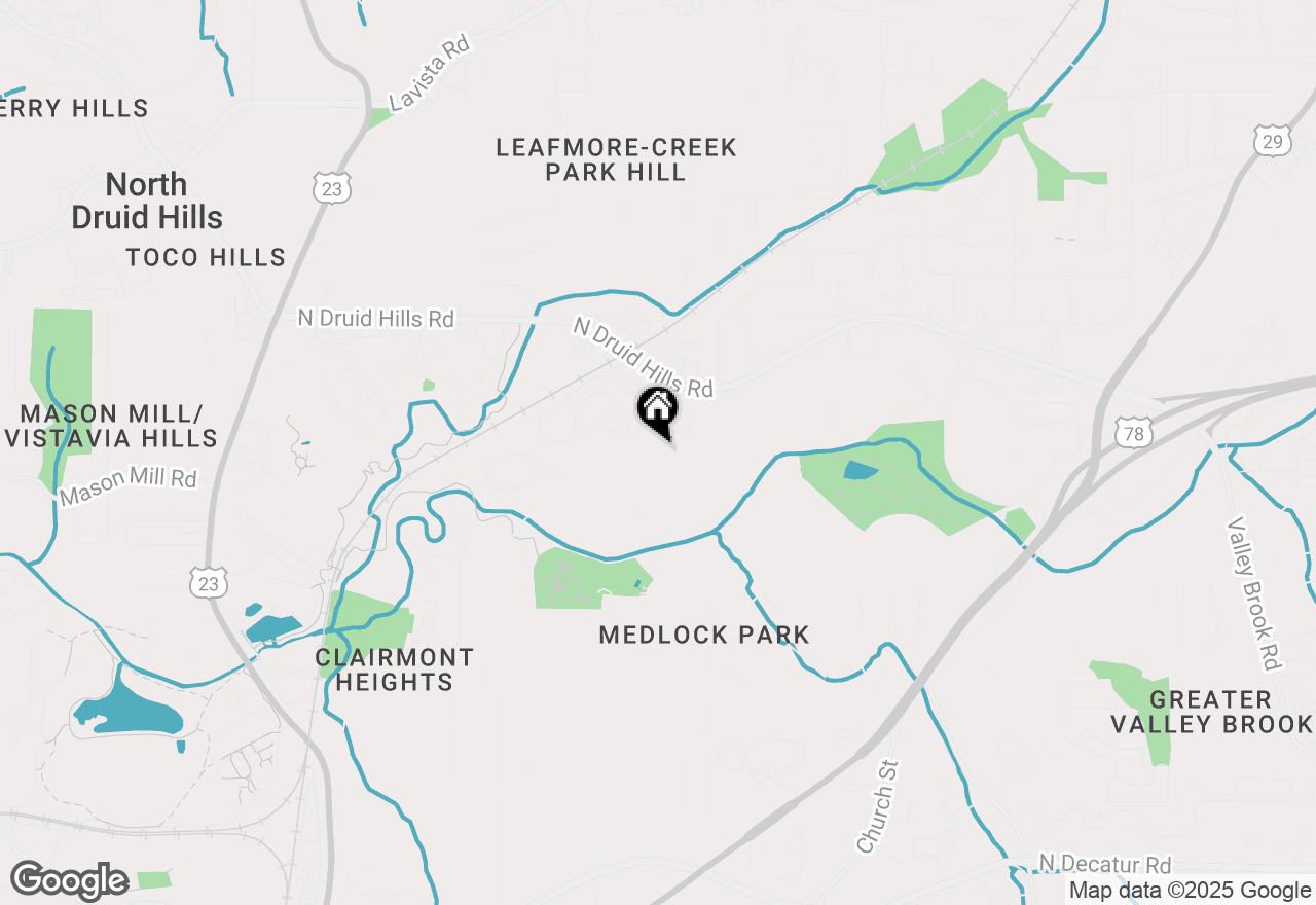 Map of 1130 Willivee Drive, Decatur, GA 30033