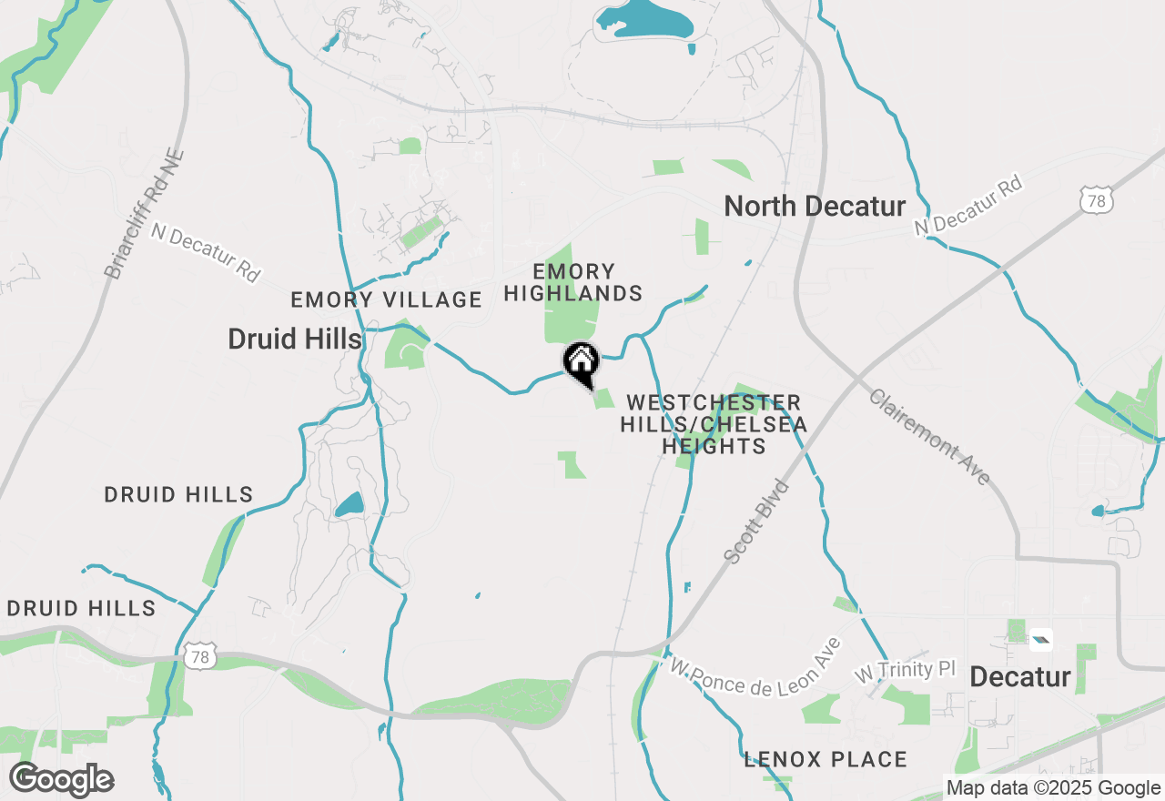 Map of 315 Vickers Drive Ne, Atlanta, GA 30307
