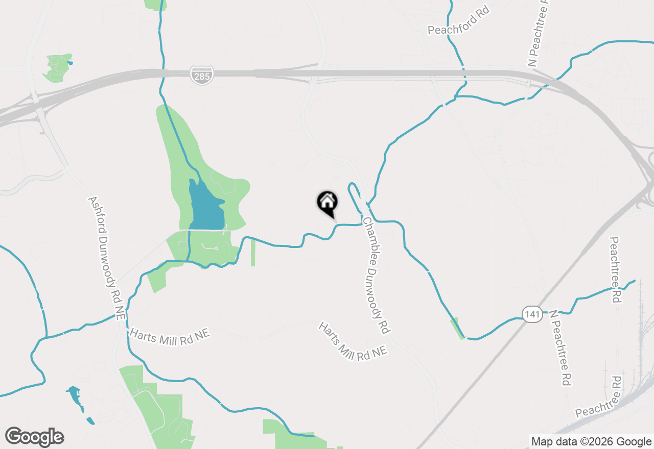 Map of 1885 D'youville Lane, Atlanta, GA 30341