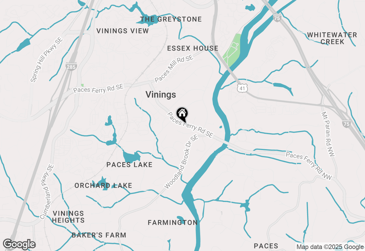 Map of 4238 Paces Ferry Road Se, Atlanta, GA 30339