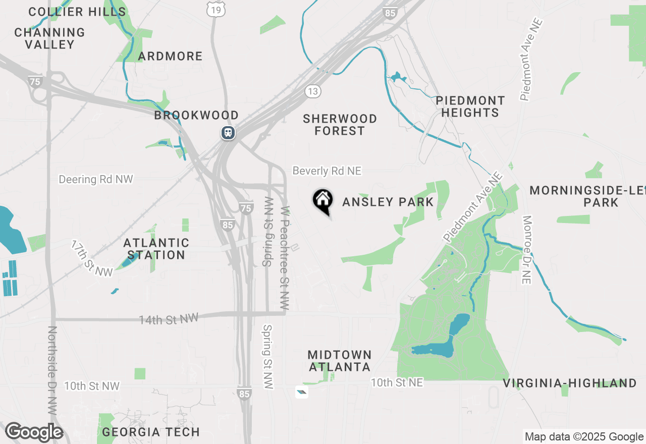Map of 75 17th Street Ne #8, Atlanta, GA 30309