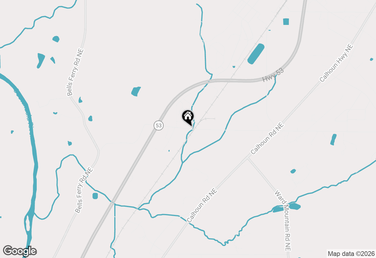 Map of 269 W Hermitage Road Ne, Rome, GA 30161