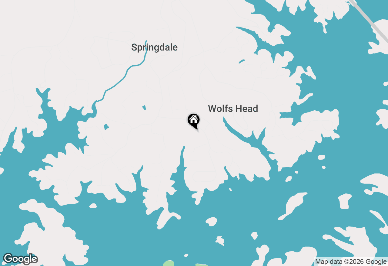 Map of 3394 Robinson Road, Gainesville, GA 30506