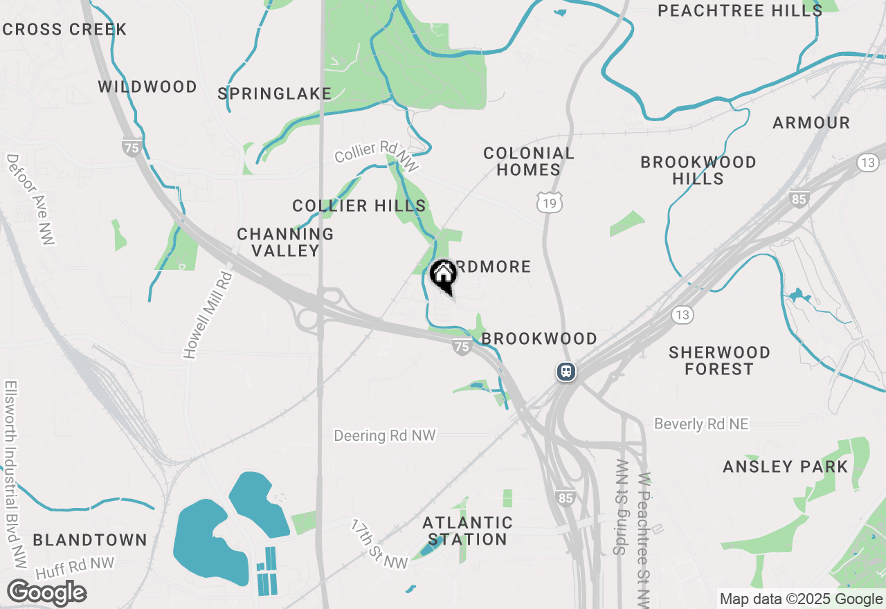 Map of 215 Semel Drive Nw #460, Atlanta, GA 30309