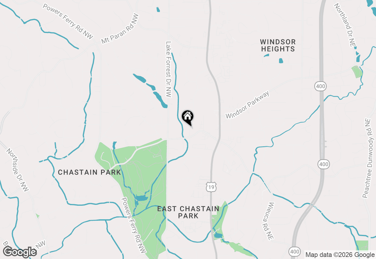 Map of 4524 Mystic Drive, Sandy Springs, GA 30342
