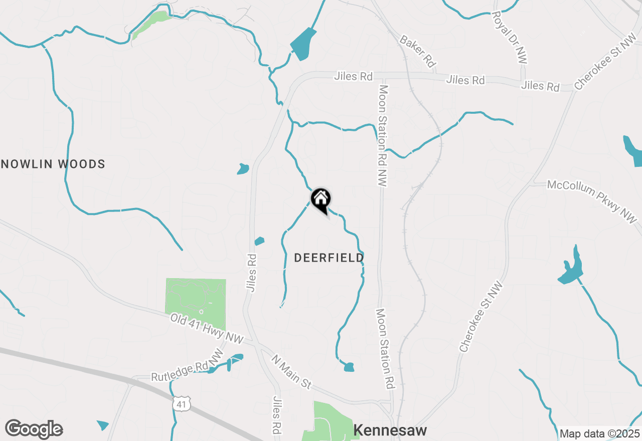 Map of 2121 Lindley Lane Nw, Kennesaw, GA 30144