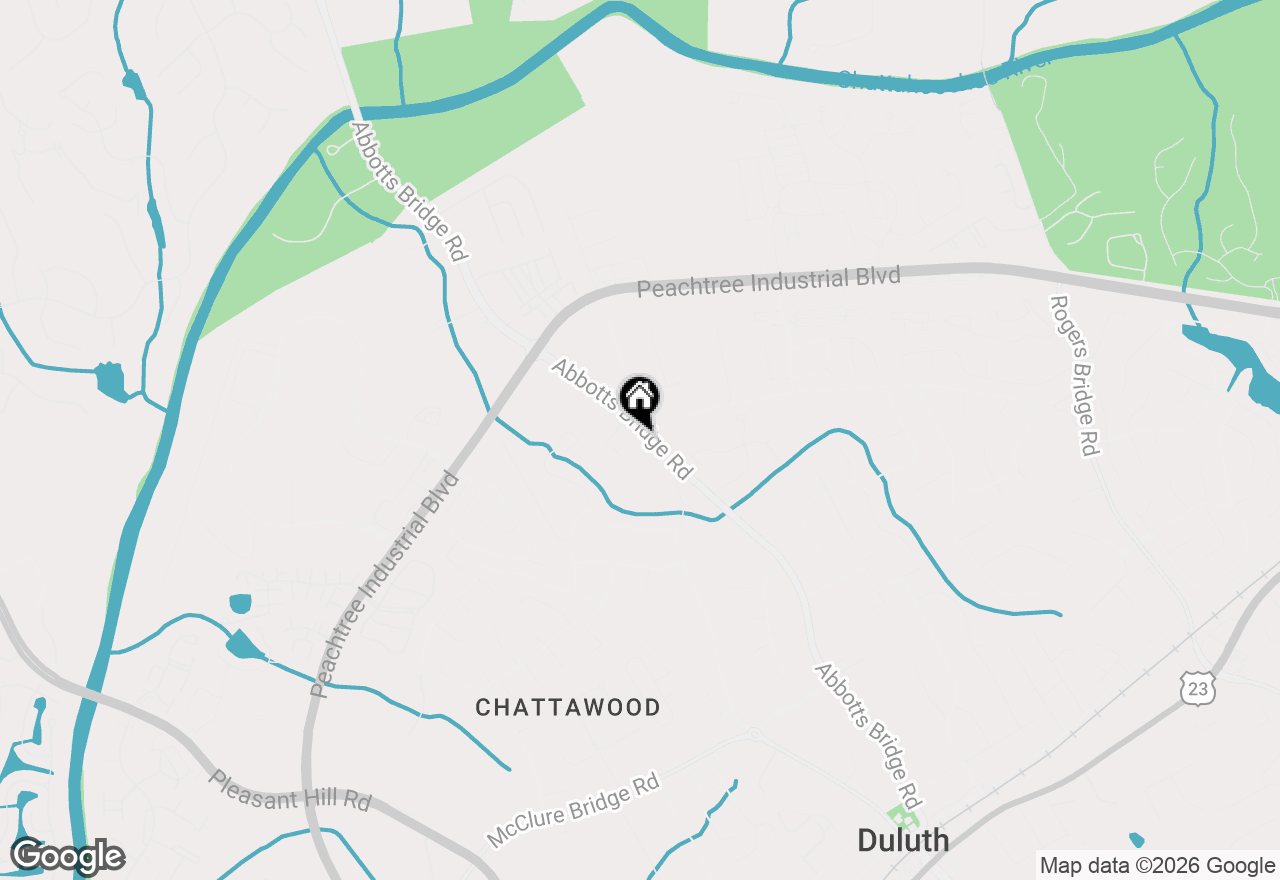 Map of 4109 Abbotts Bridge Road, Duluth, GA 30097
