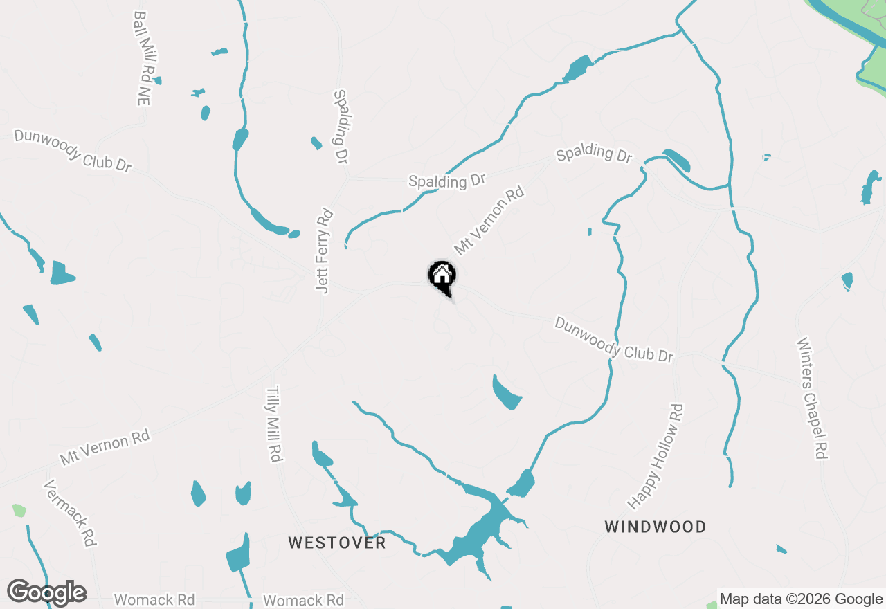 Map of 5456 Brooke Ridge Drive, Atlanta, GA 30338