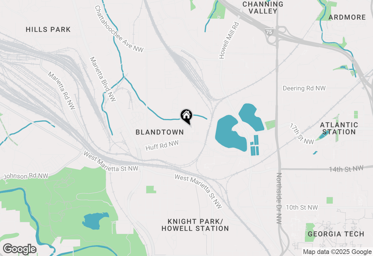 Map of 1329 Booth Avenue, Atlanta, GA 30318