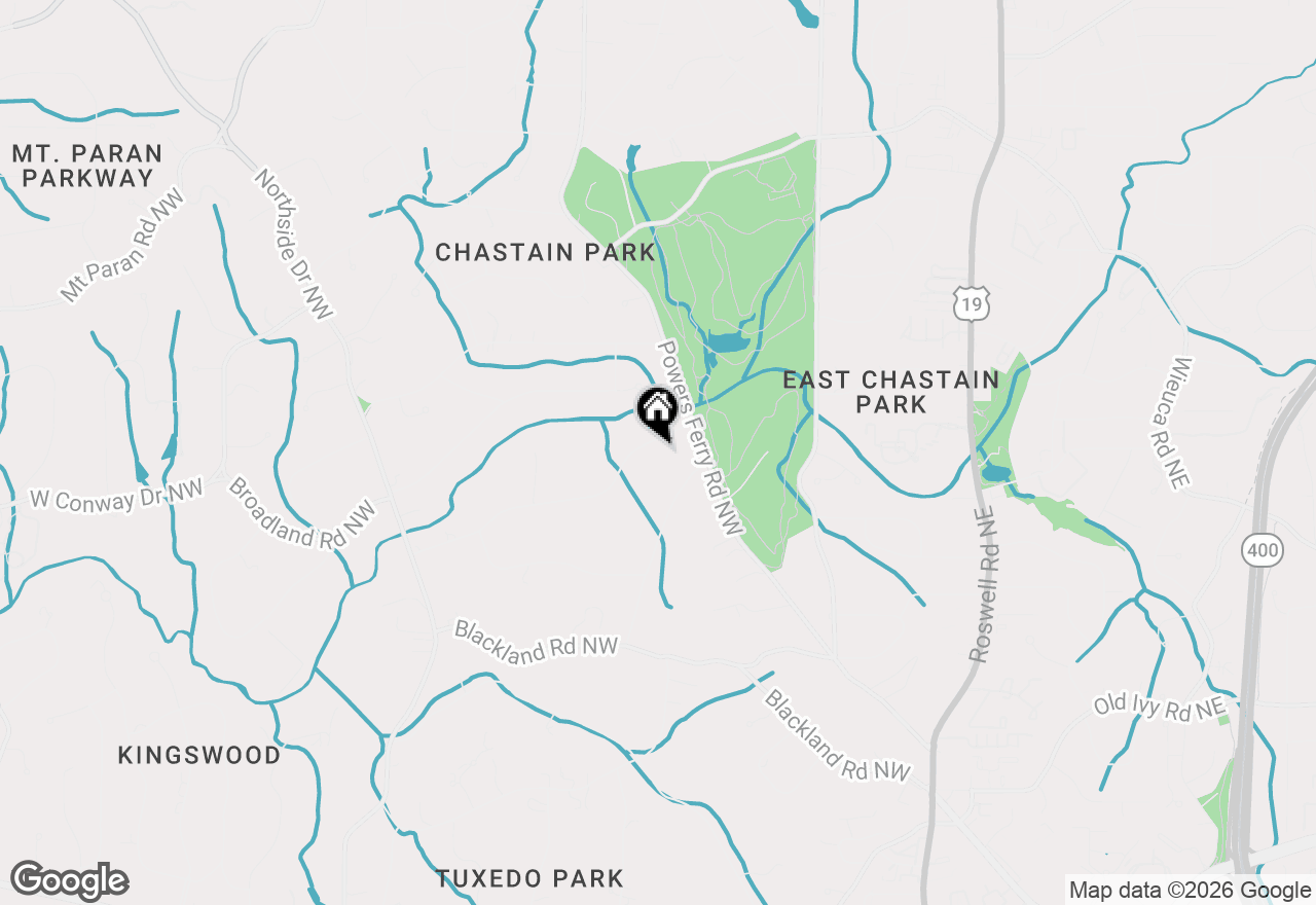 Map of 216 Pineland Road Nw, Atlanta, GA 30342