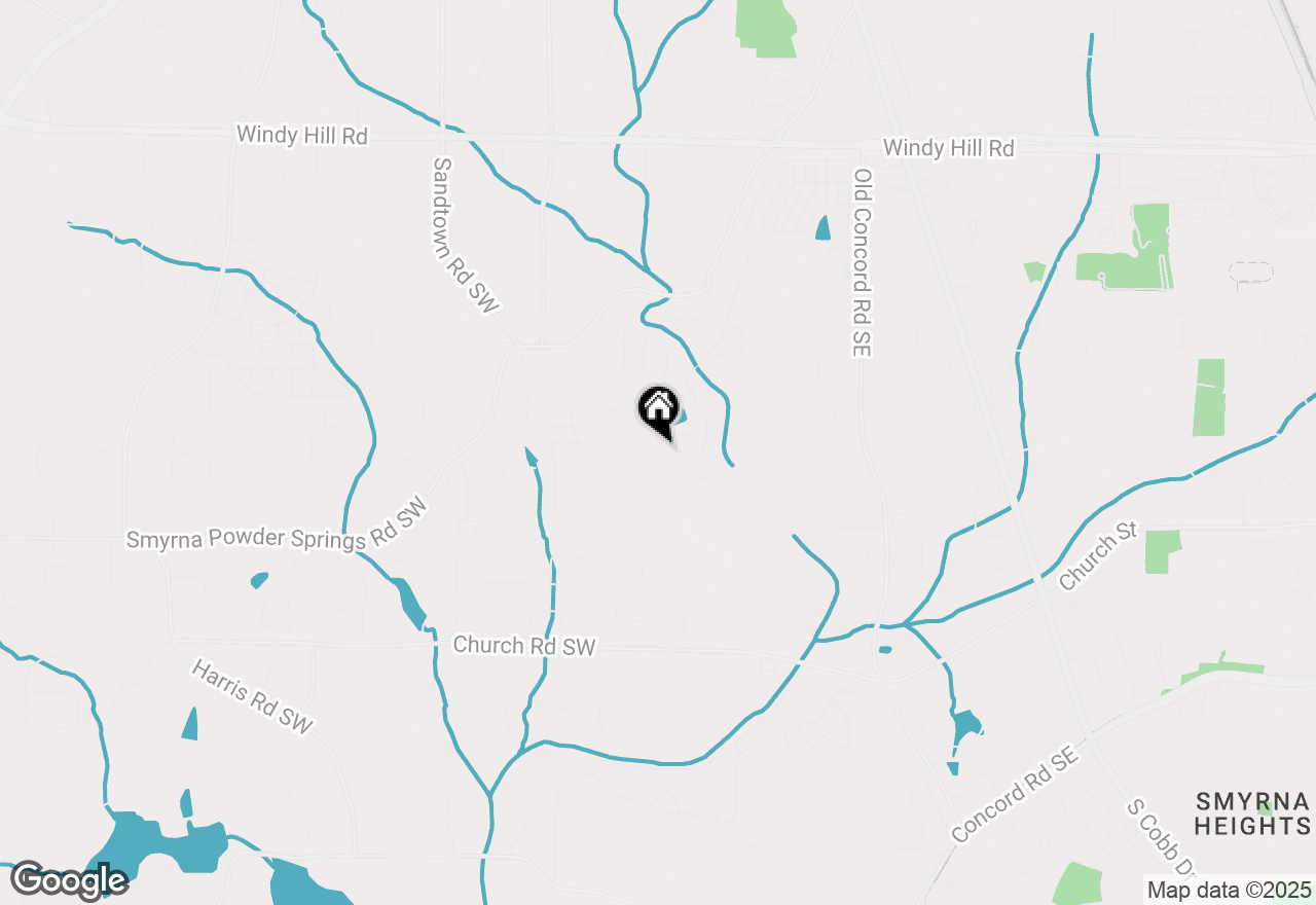 Map of 151 Mark Lane Se, Smyrna, GA 30082