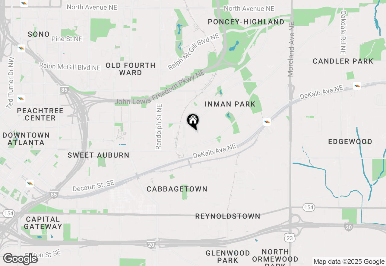 Map of 83 Waddell Street Ne, Atlanta, GA 30307