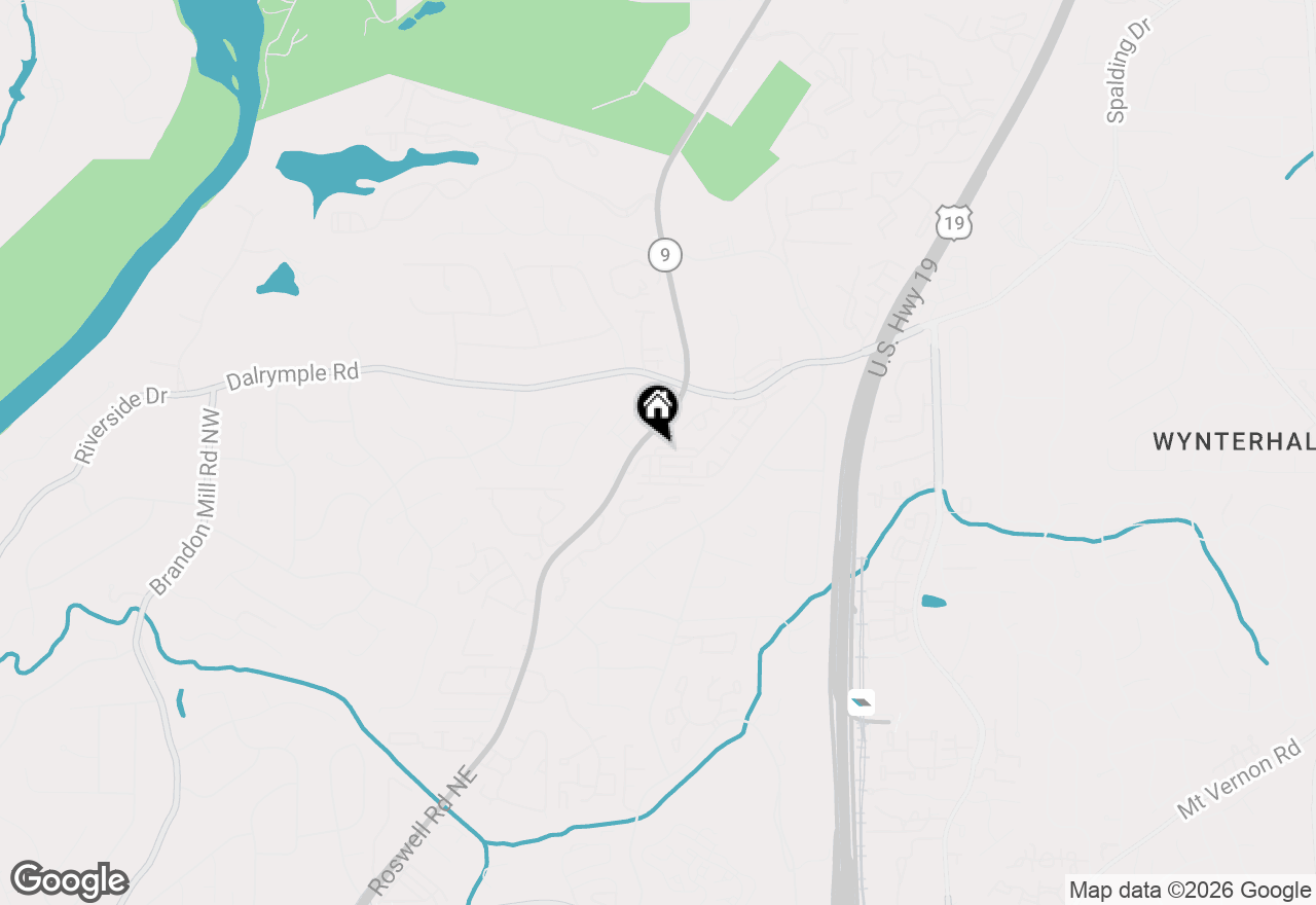 Map of 7280 Glisten Avenue, Atlanta, GA 30328