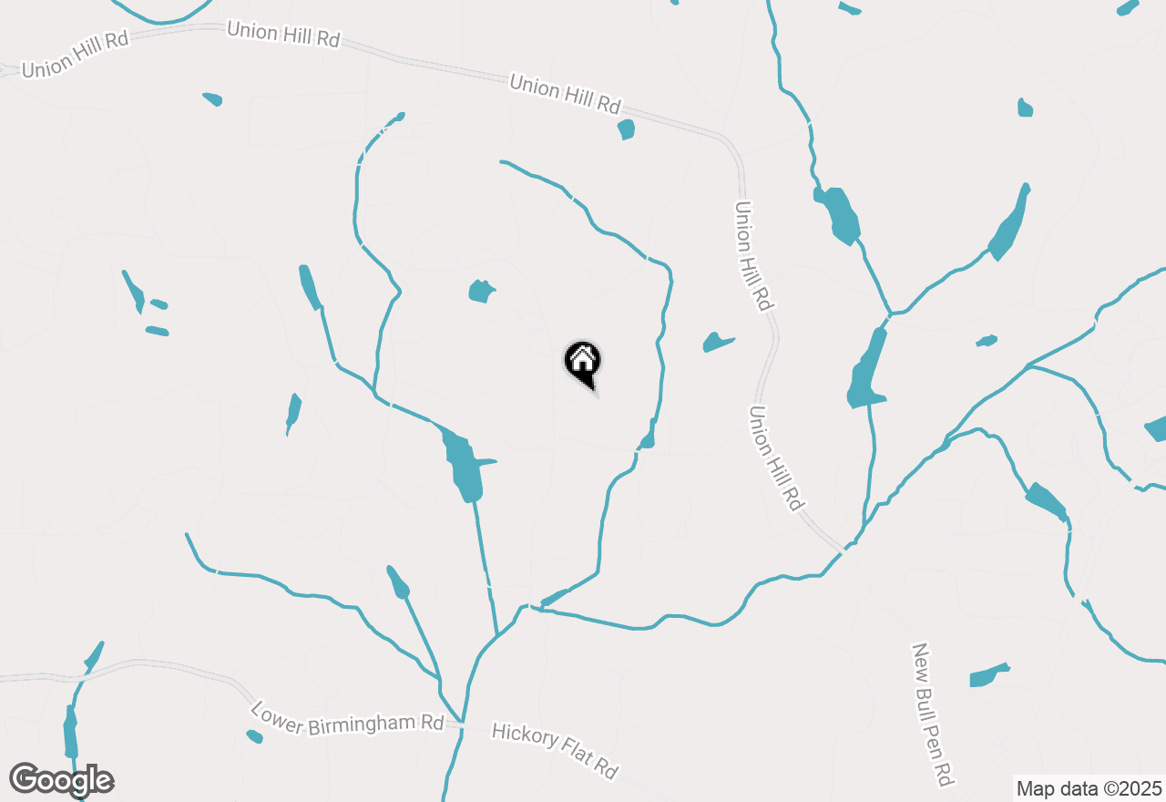 Map of 640 A J Land Road, Canton, GA 30115