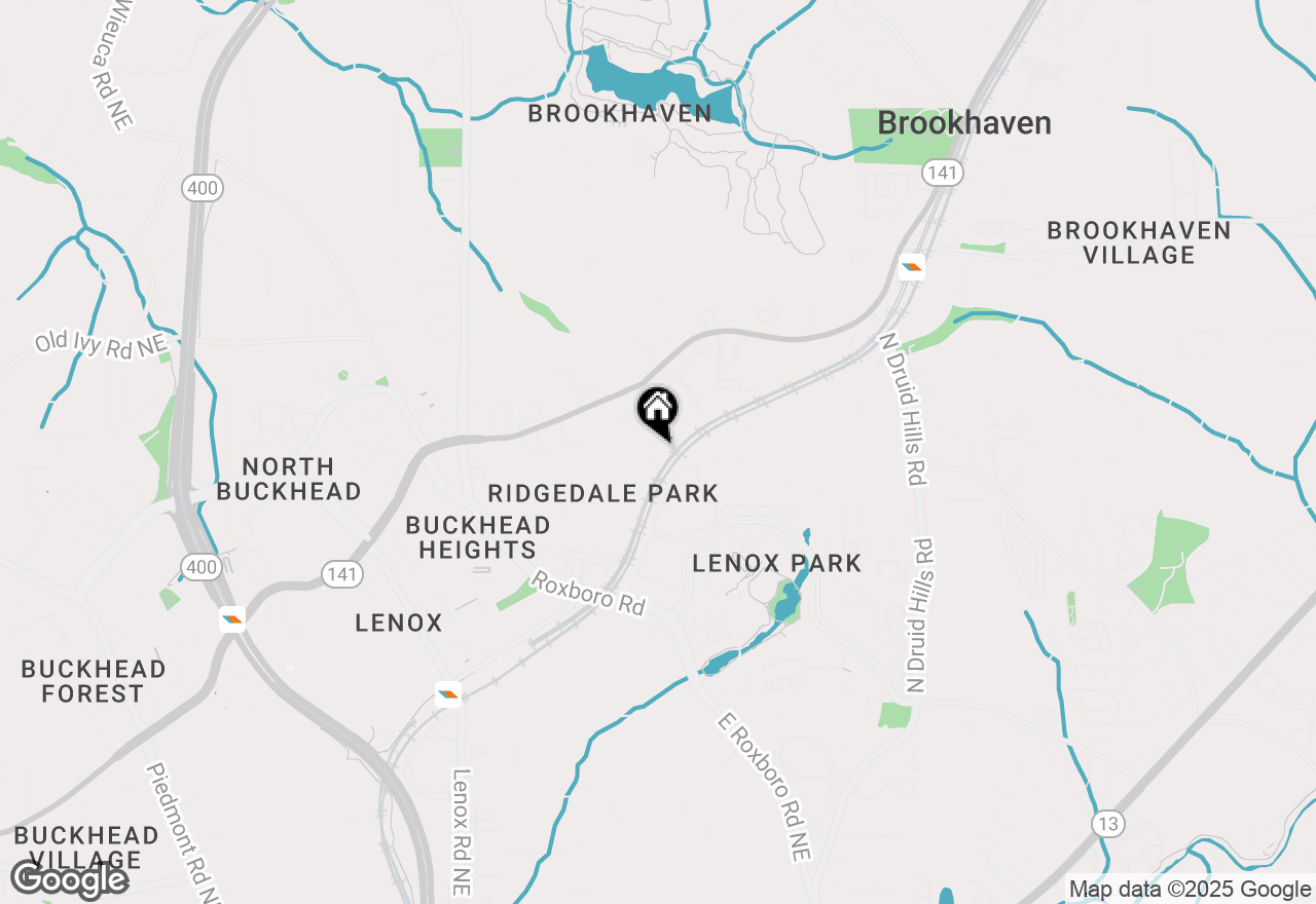 Map of 3627 Kingsboro Road Ne, Atlanta, GA 30319