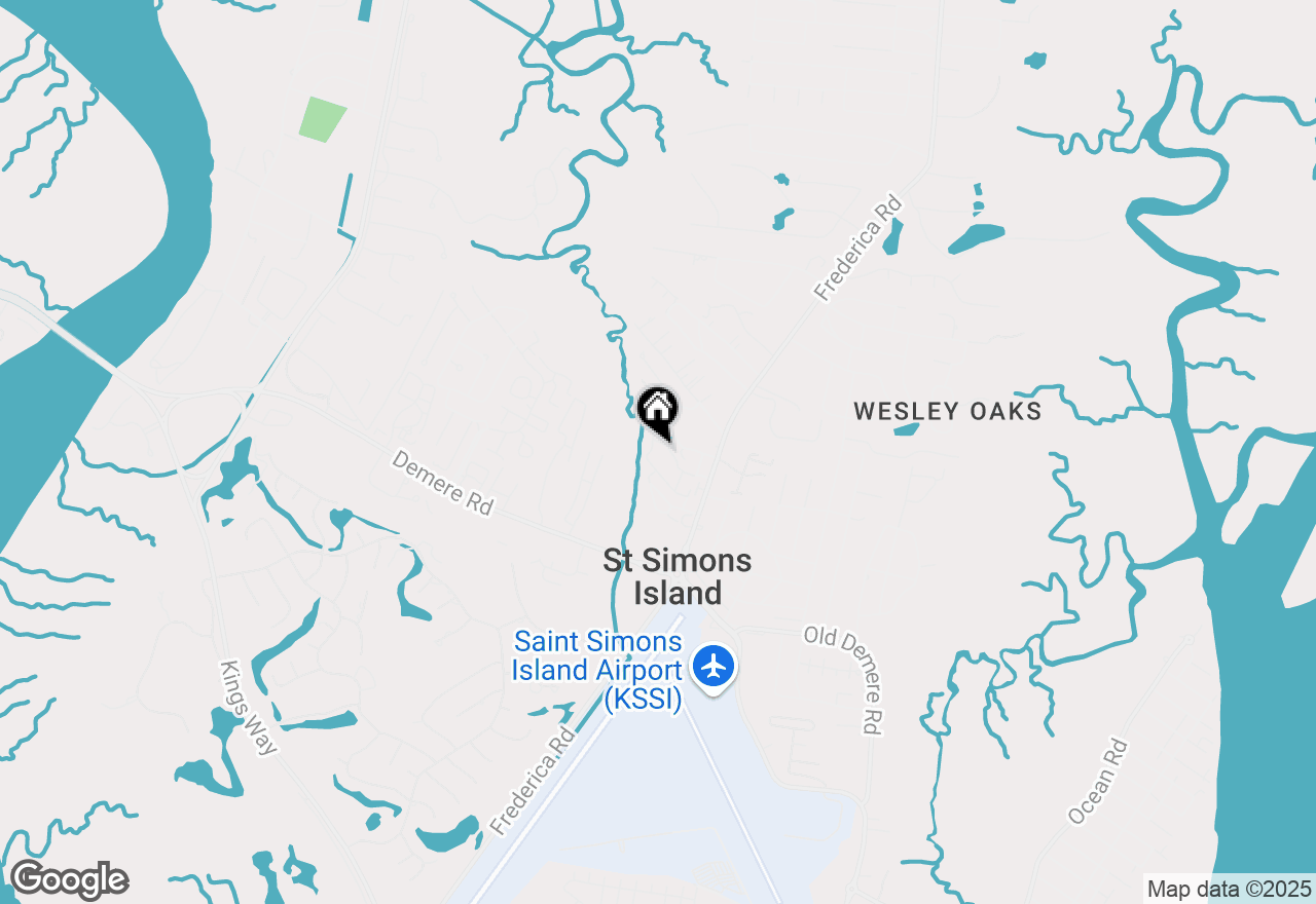 Map of 100 Blair Road #A3, St Simons Island, GA 31522