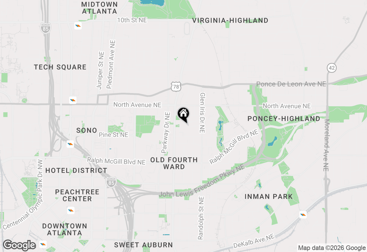 Map of 510 Winton Terrace Ne, Atlanta, GA 30308