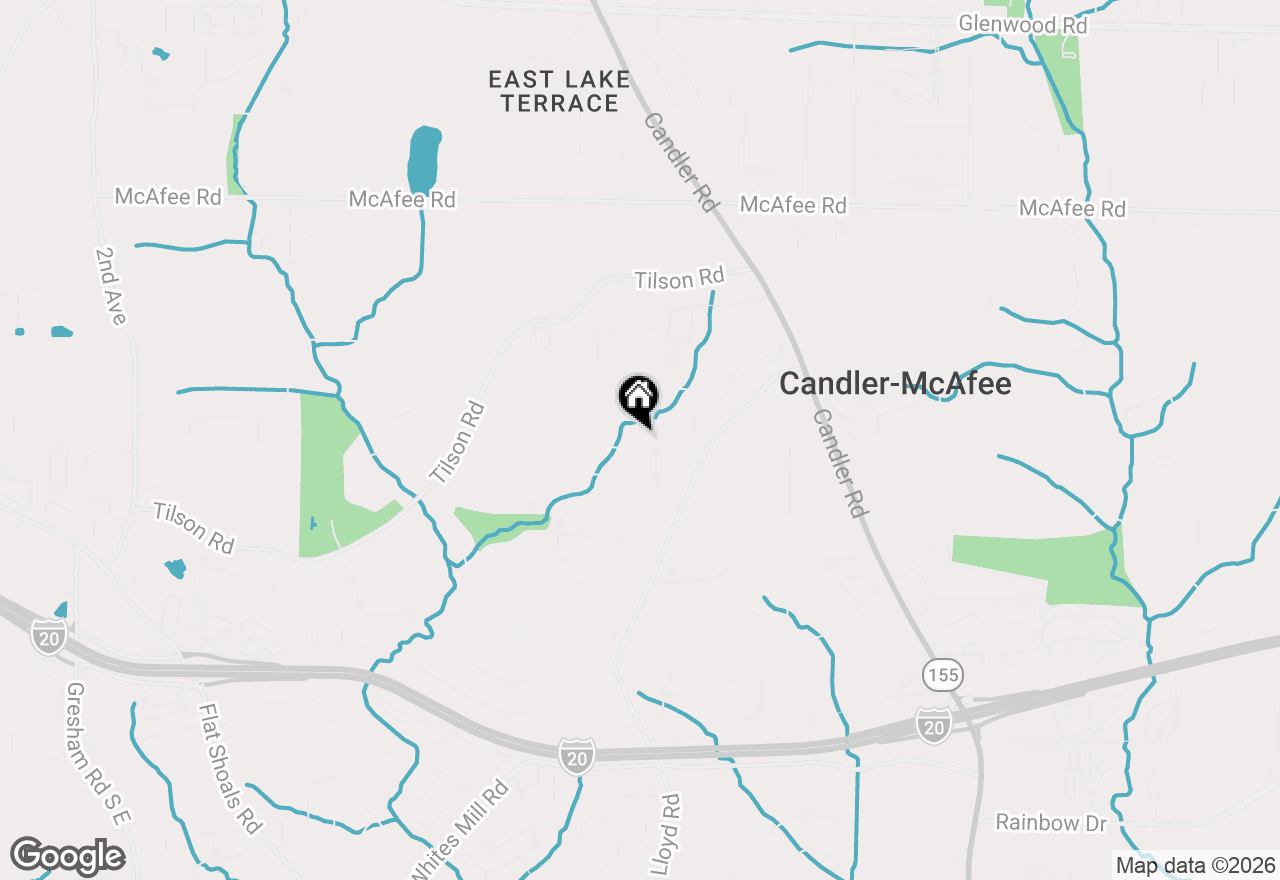 Map of 2536 Tyler Way, Decatur, GA 30032